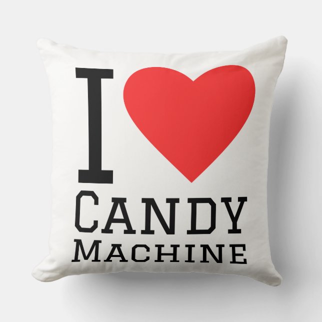 I love candy machine kudde (Framsida)