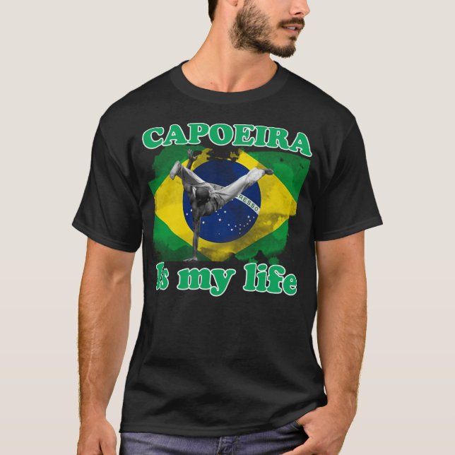 I love capoeira. t shirt (Framsida)