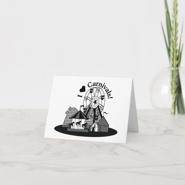I Love Carnivals! Kort (Framsida)