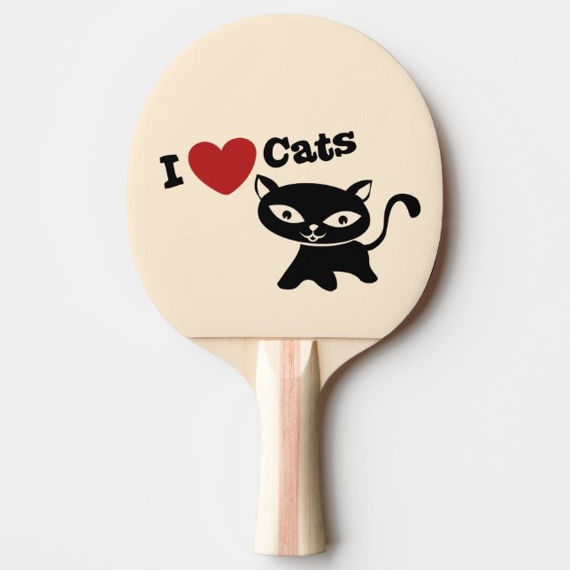 I Love Cat Pingisracket (Framsidan)