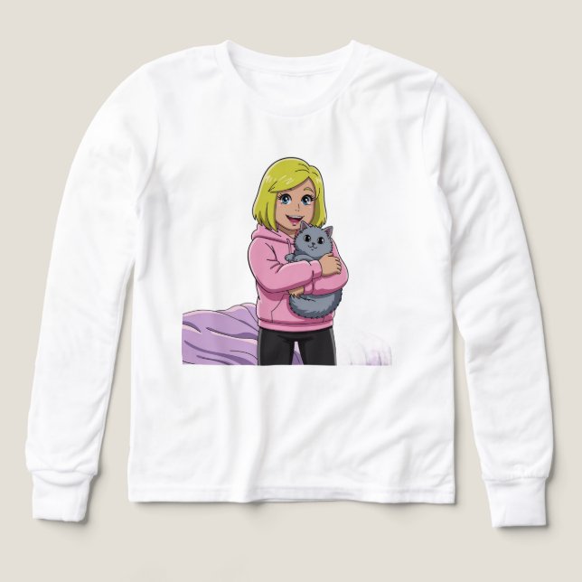 I love cat t shirt (Design framsida)