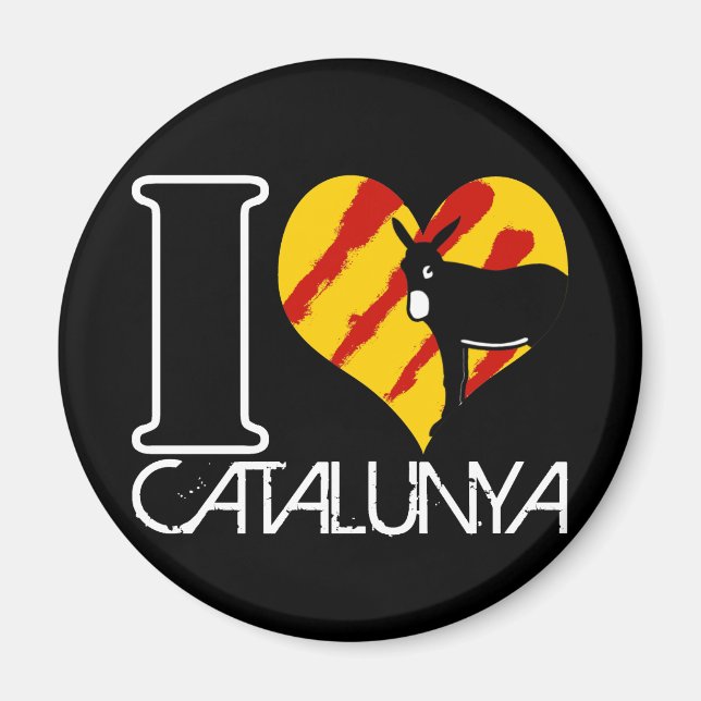 I Love Catalunya Magnet (Framsidan)