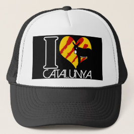 I Love Catalunya Truckerkeps