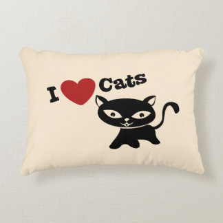 I love cats prydnadskudde