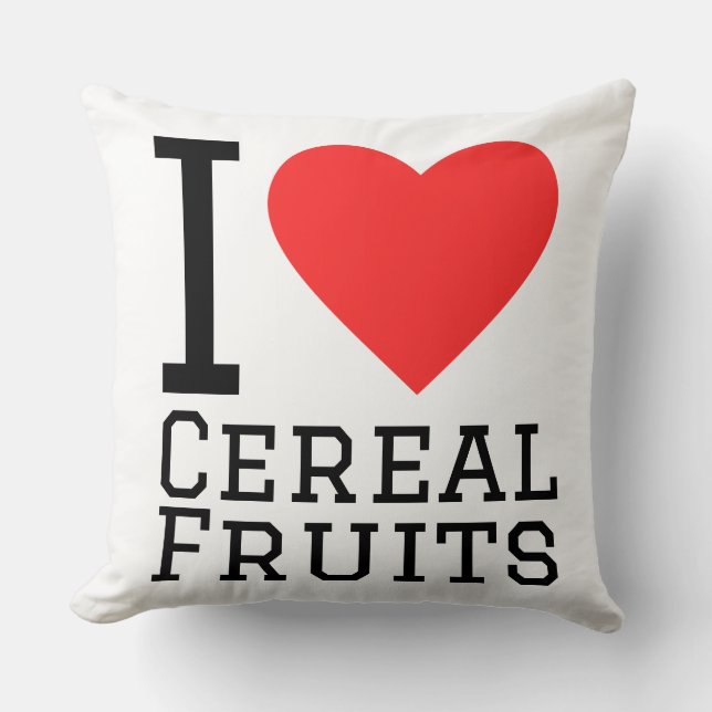 I love cereal fruits kudde (Framsida)