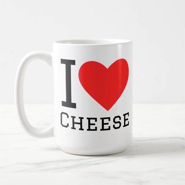 I love cheese kaffemugg (Vänster)