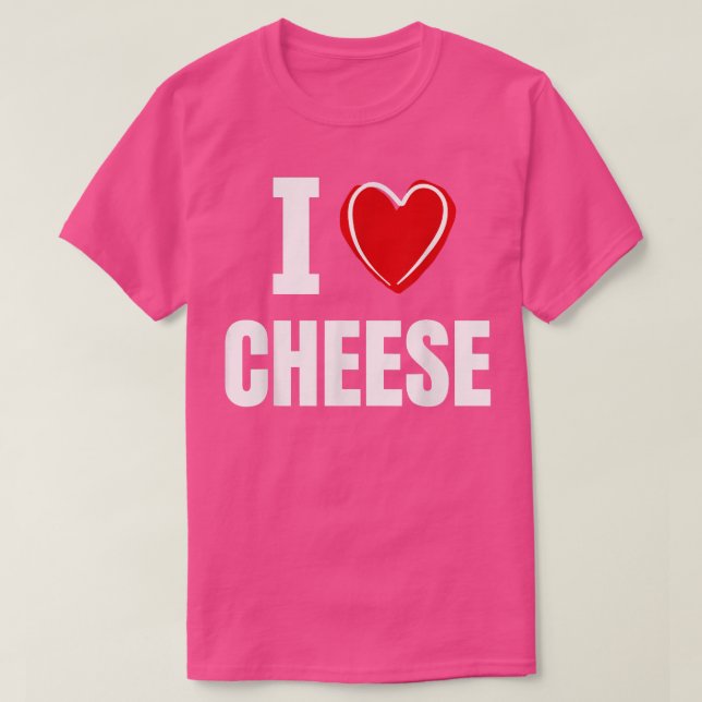 I love cheese  t shirt (Design framsida)
