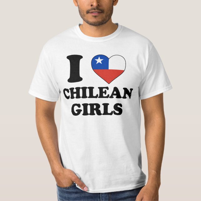 I love Chilean Girls Tee (Framsida)