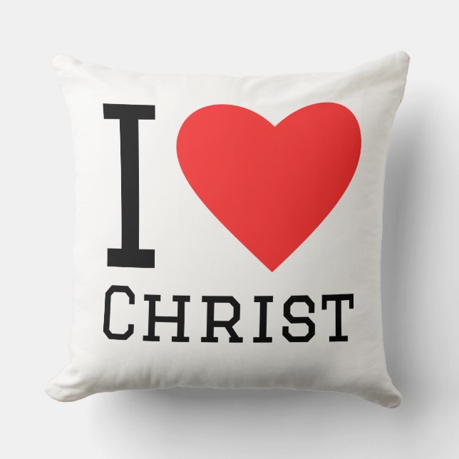 I love Christ Kudde (Framsida)