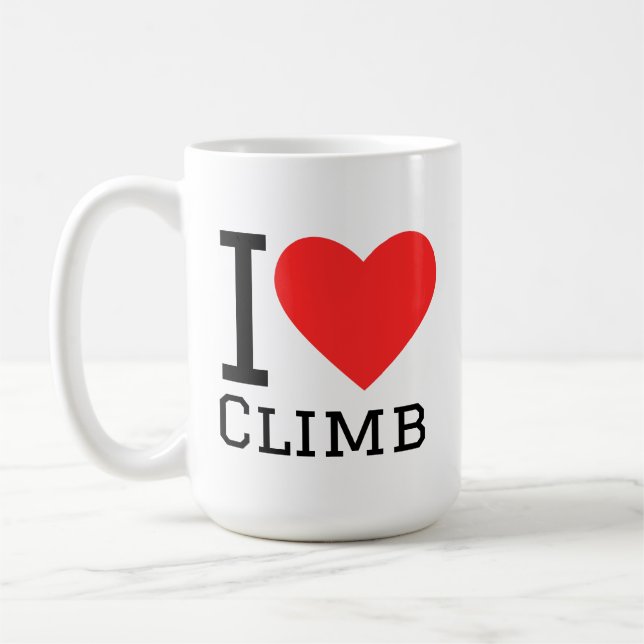 I love climb kaffemugg (Vänster)