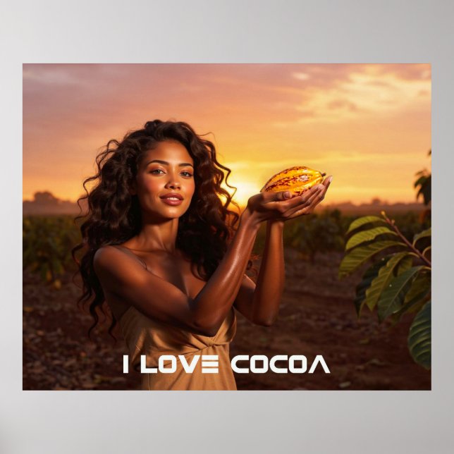 I LOVE COCOA POSTER (Framsidan)