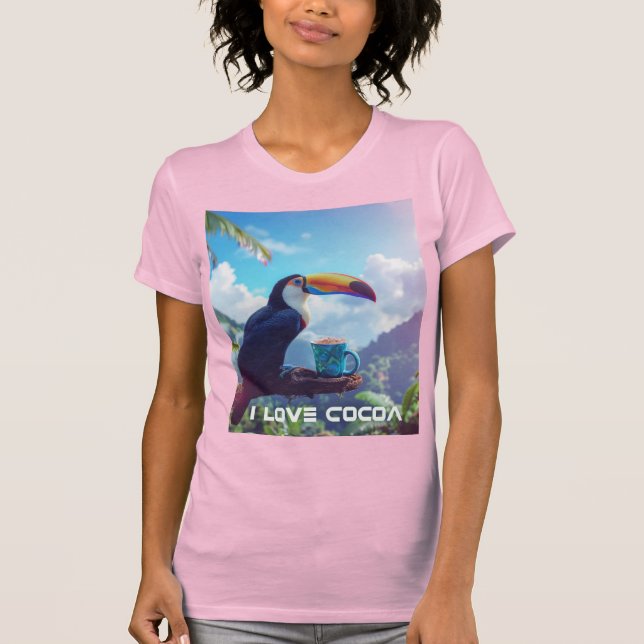 I LOVE COCOA - TOUCAN T SHIRT (Framsida)