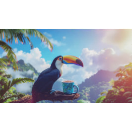 I LOVE COCOA - TOUCAN TYGKASSE