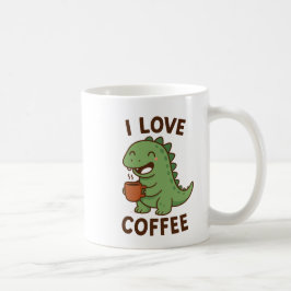 I Love Coffee Design – Cute Coffee Lover  Kaffemugg
