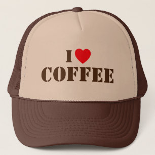 I Love Coffee™ Truckerhatt Keps