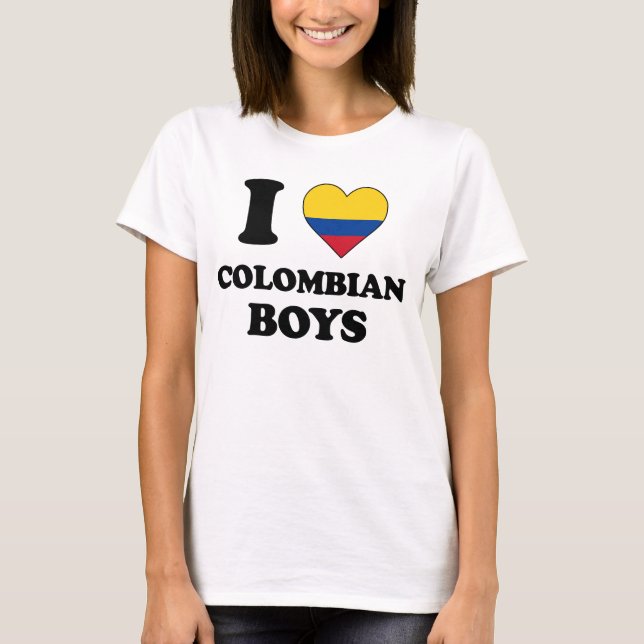 I love Colombian Boys T-shirt (Framsida)