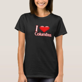 I Love Columbus T Shirt