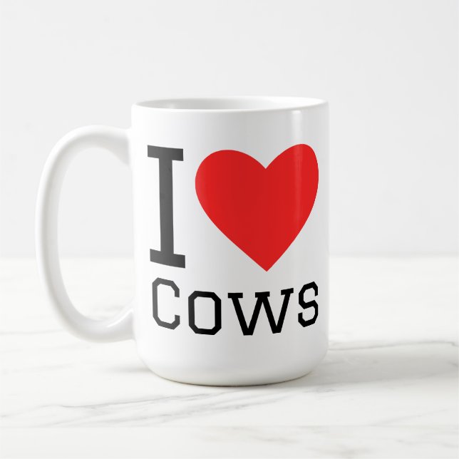 I love cows kaffemugg (Vänster)