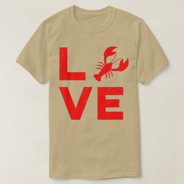 I Love Crawfish Funny Louisiana Crawfish Party   R T Shirt (Design framsida)