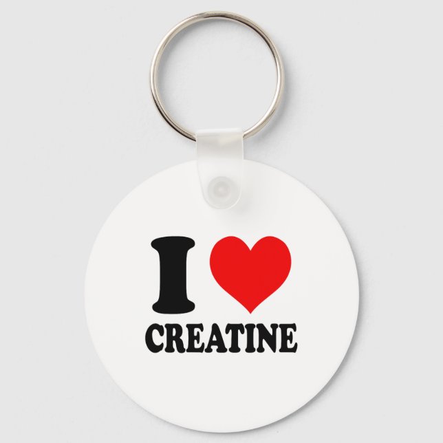 I Love Creatine  Nyckelring (Framsida)