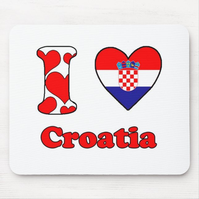I love Croatia Musmatta (Framsidan)