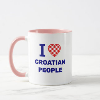 I Love Croatian People Mugg