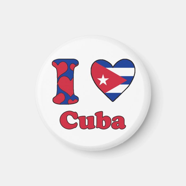 I love Cuba Magnet (Framsidan)