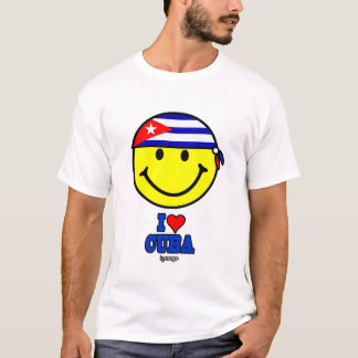 I LOVE CUBA T SHIRT