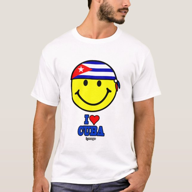 I LOVE CUBA T SHIRT (Framsida)