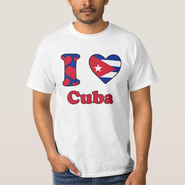 I love Cuba T Shirt (Framsida)
