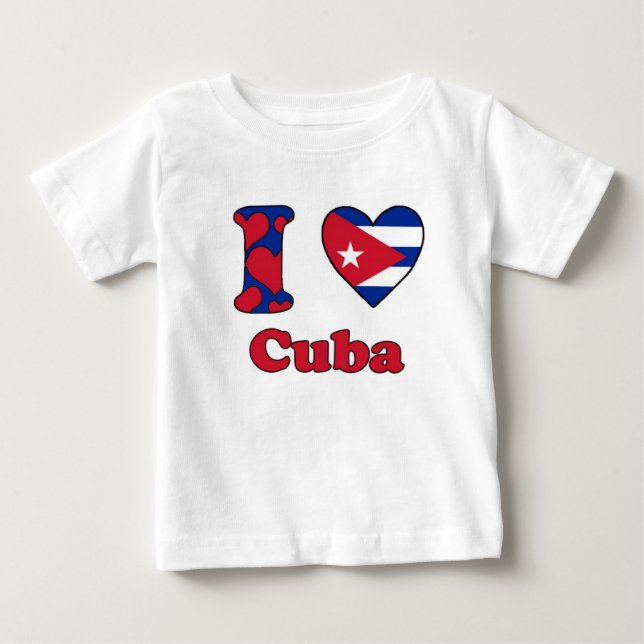 I love Cuba Tröja (Framsida)