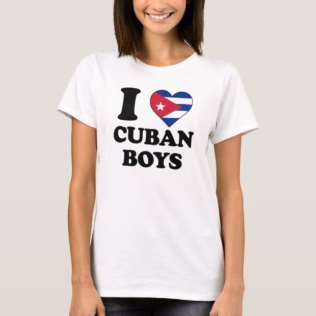 I love Cuban Boys Tröja (Framsida)