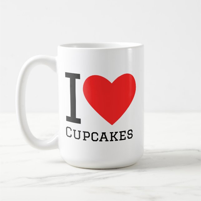 I love cupcakes kaffemugg (Vänster)