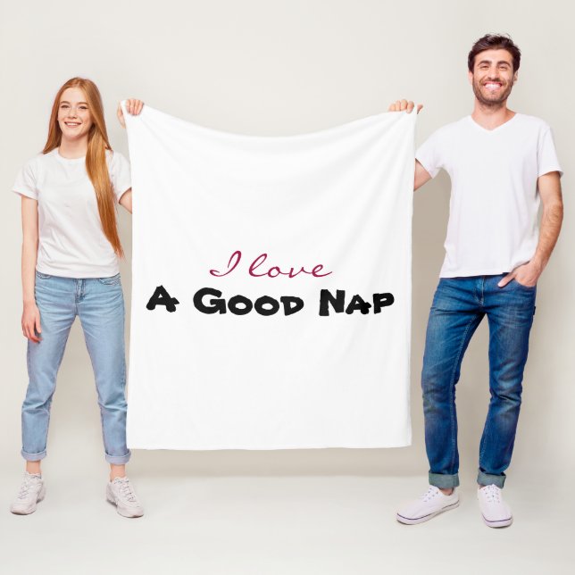 I love [customize] fleecefilt (På plats)