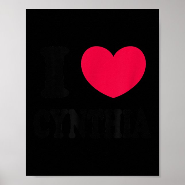 I Love Cynthia  Poster (Framsidan)