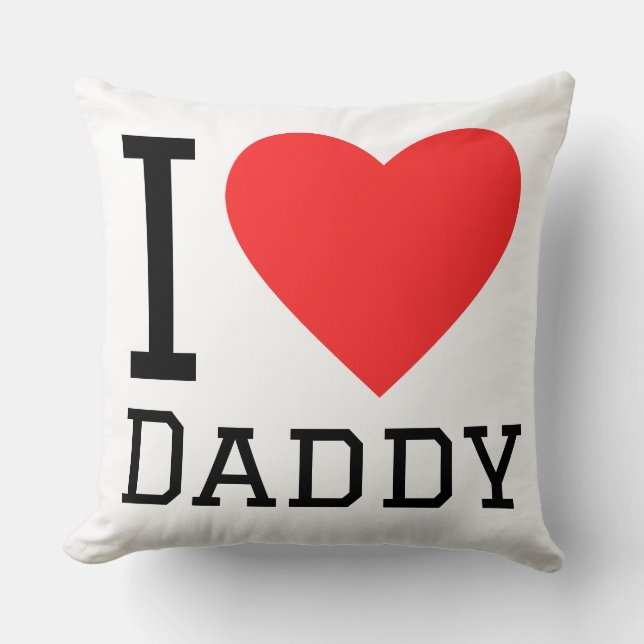 I love daddy kudde (Framsida)