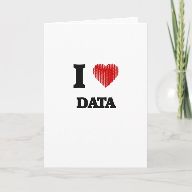 I love Data Kort (Framsida)