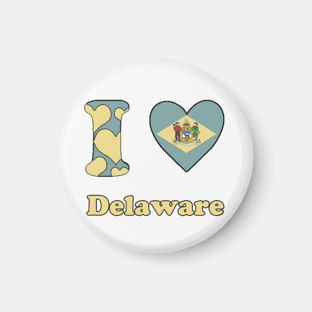 I love Delaware Magnet (Framsidan)