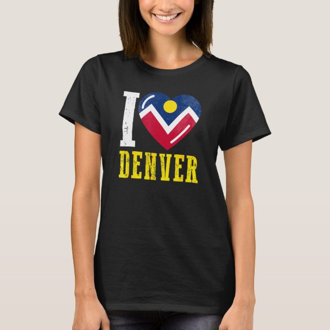 I love Denver T Shirt (Framsida)