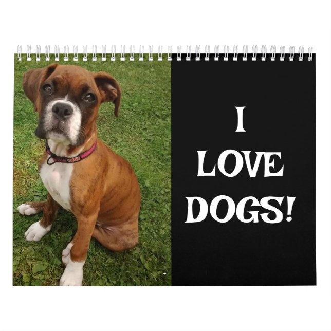I LOVE DOGS   CALENDAR KALENDER (Omslag)