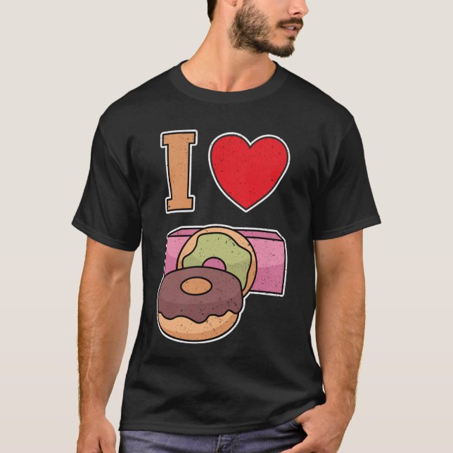 I love donuts t shirt (Framsida)