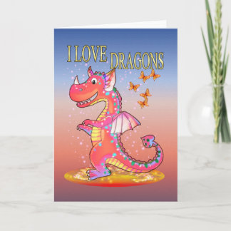 I Love Dragons, magical design.. Kort
