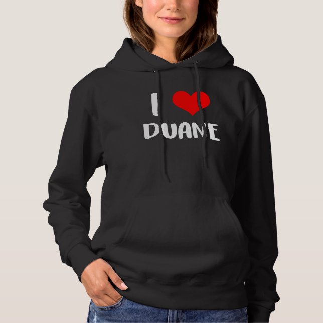 I love DUANE valentine sorry ladies guys heart bel T Shirt (Framsida)