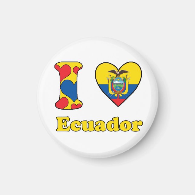 I love Ecuador Magnet (Framsidan)