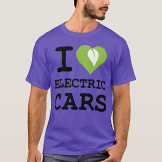I love electric cars friends t shirt