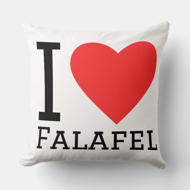I love falafel  kudde (Framsida)