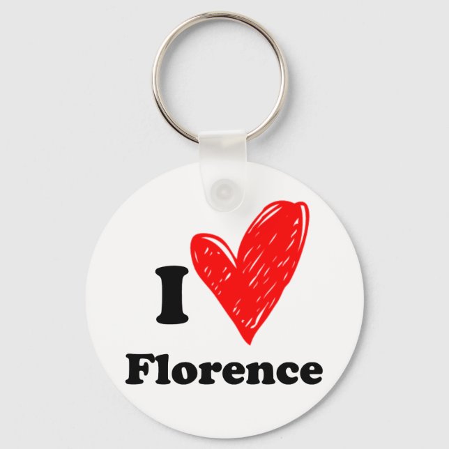 I Love Florence Nyckelring (Framsida)