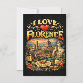 I Love Florence Tack Kort