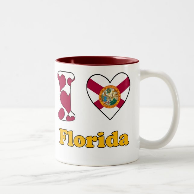 I love Florida Två-Tonad Mugg (Höger)