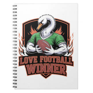 I love football anteckningsbok